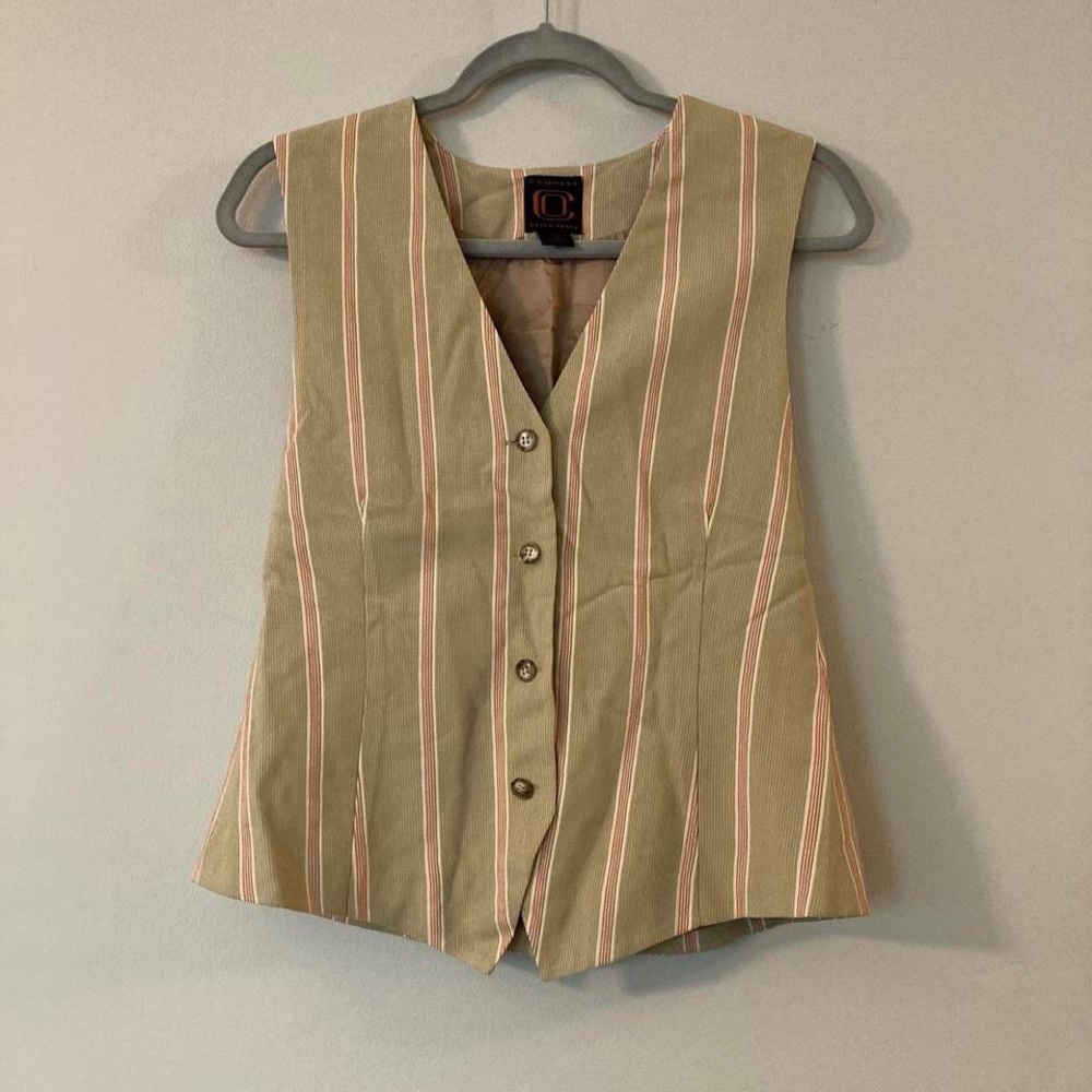 Ellen Tracy sz 2 vintage vest